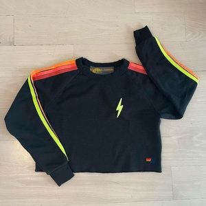 Aviator Nation Cropped Crewneck